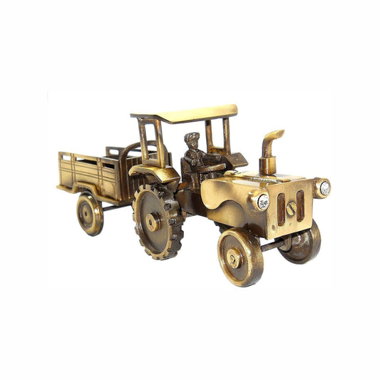 Brass Table Decor Tractor