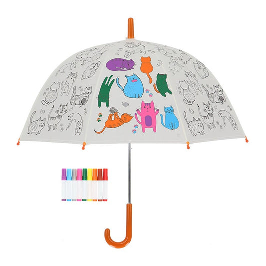 "Coloriage en Parapluie ""Chats"""