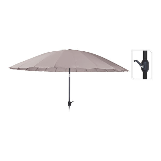 "Nola Parapluie Shanghai 325cm Taupe, 25% de réduction"