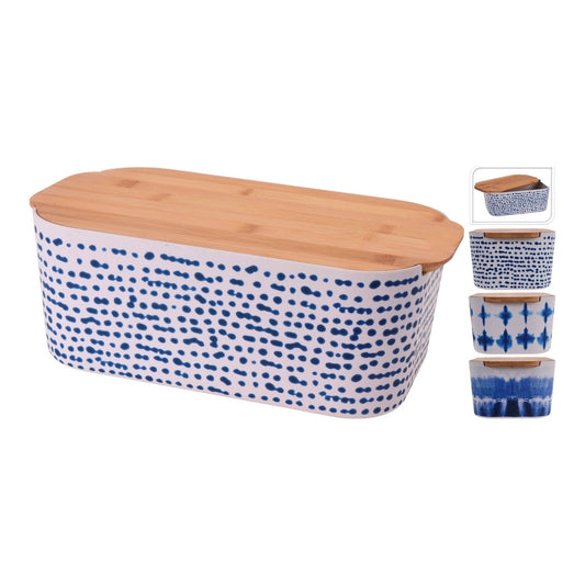 Bread Bin Blue 3Asst