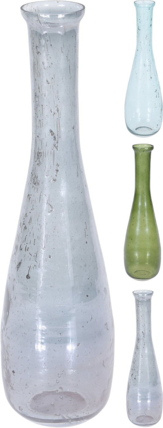 Bottle Glass 3/Asst Small Decorative S