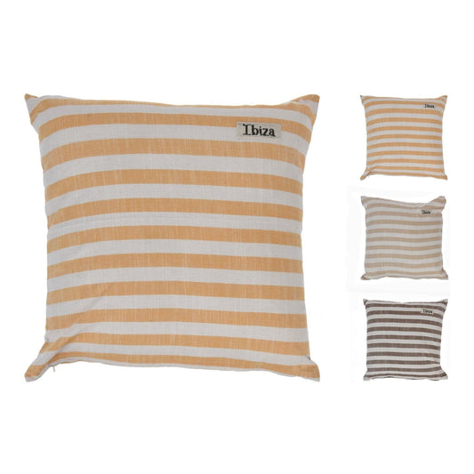 Cushion 45X45cm Stripe 3Ass Cl, Cotton