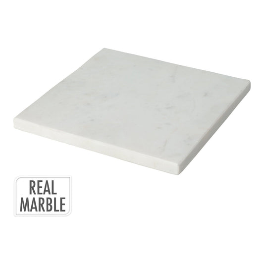 Marble Board, Square, In White Color.