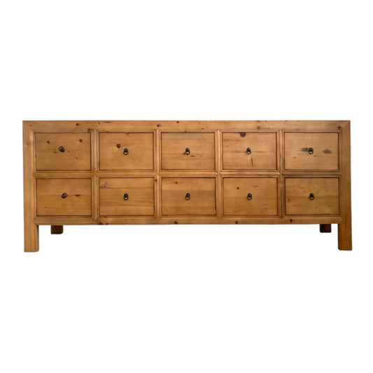 Recycled Pine 10Dws Buffet, Natural