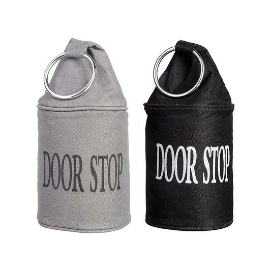 Doorstop With Ring Black/Grey ~ Assorted