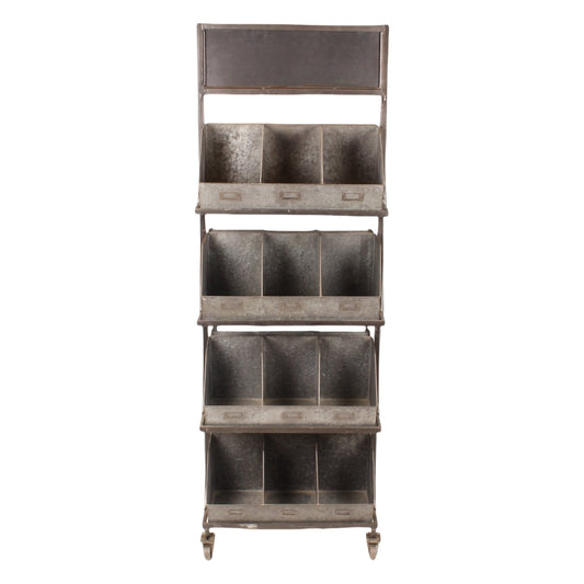 Metal 12 Cubby Displayer