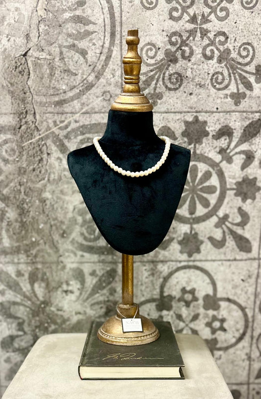 Antique Jewelry Mannequin Stand, Black