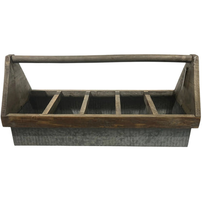 Wooden & Metal Basket