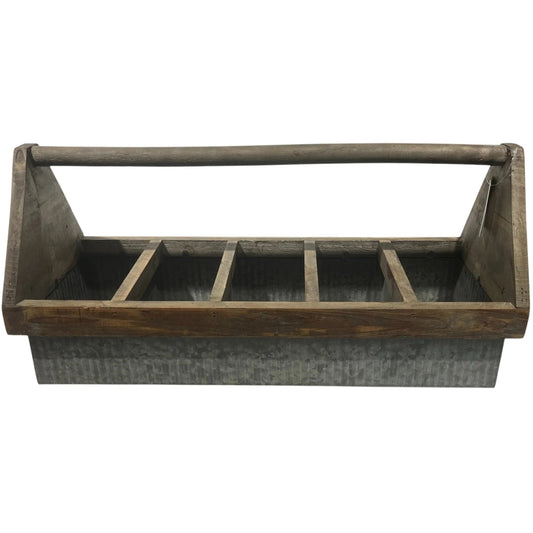 Wooden & Metal Basket