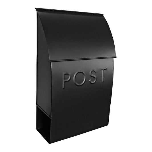 Milano Pointed Mailbox Black