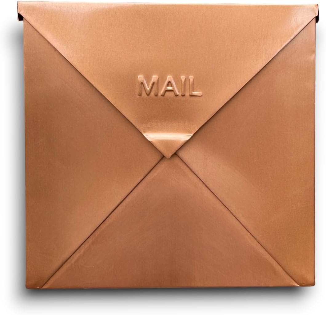 Large Chicago Letter Mailbox, Copper