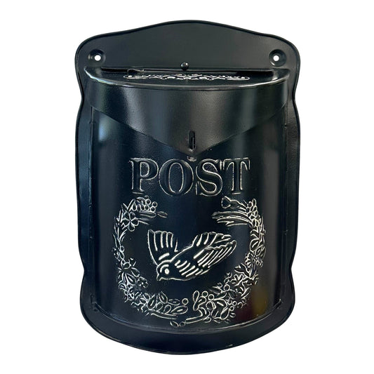 Antique Mailbox, Black and White Wash