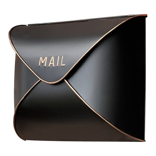 Envelope Mailbox BLK/CP, Large