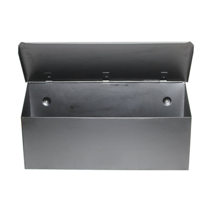 Long Metal Mailbox, Black