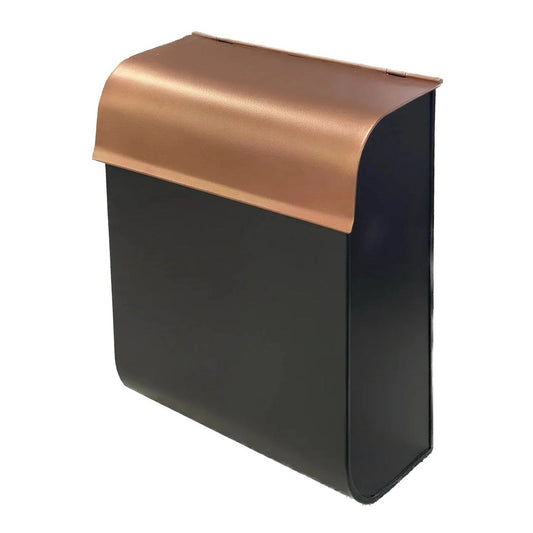 Dominion Iron Mailbox, Black & Copper