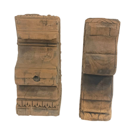Old Wooden Base, 9 To 11 Inch, **Assorted, Size May Vary**