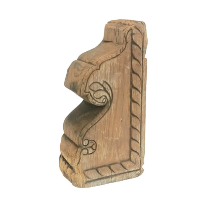 Old Wooden Base, 9 To 11 Inch, **Assorted, Size May Vary**
