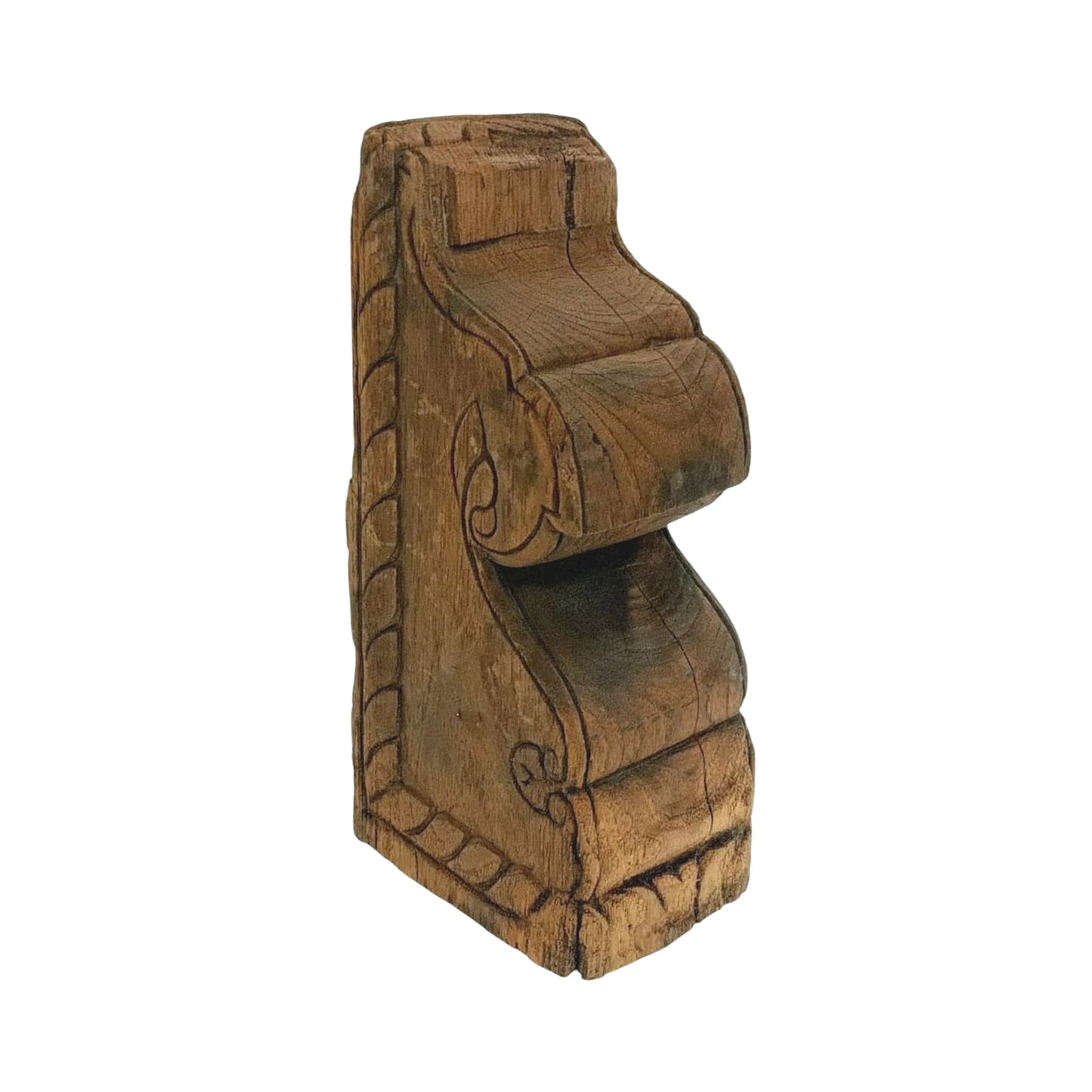 Old Wooden Base, 9 To 11 Inch, **Assorted, Size May Vary**
