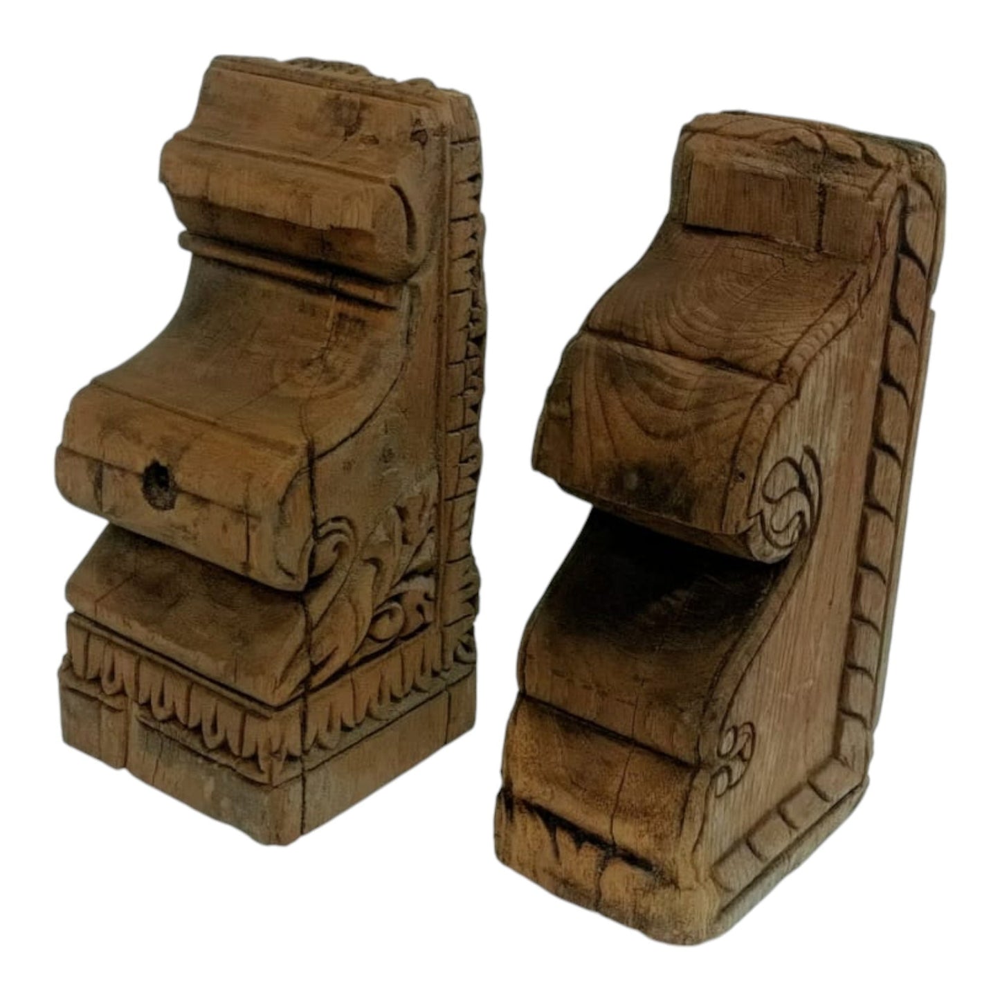 Old Wooden Base, 9 To 11 Inch, **Assorted, Size May Vary**