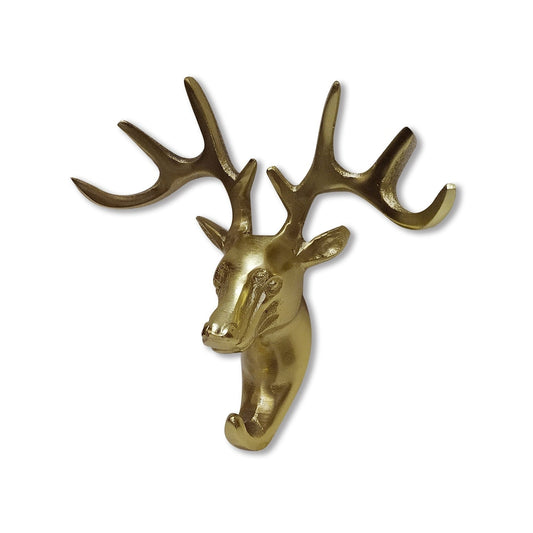 Safari Wall Hook, Rendeer, Gold Finish