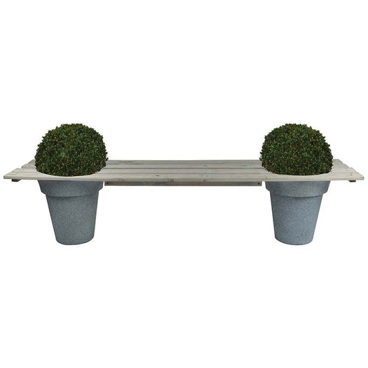 Banc de pots pour 2 pots, 30 % de réduction