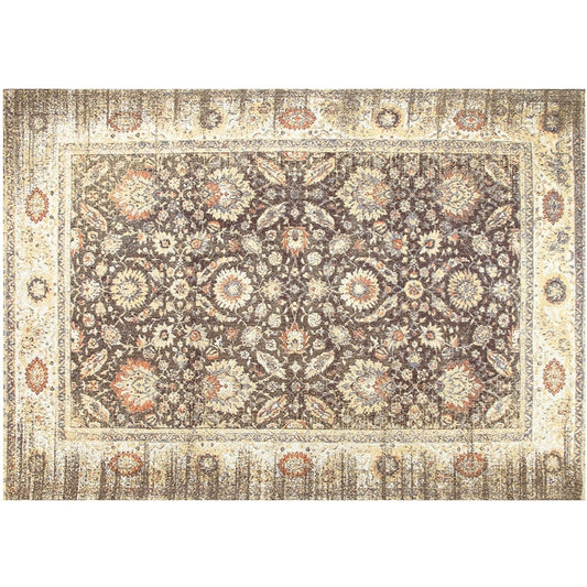 "Tapis Tissé, 4x6 pieds, Gris Chaud, 10% de Rabais"