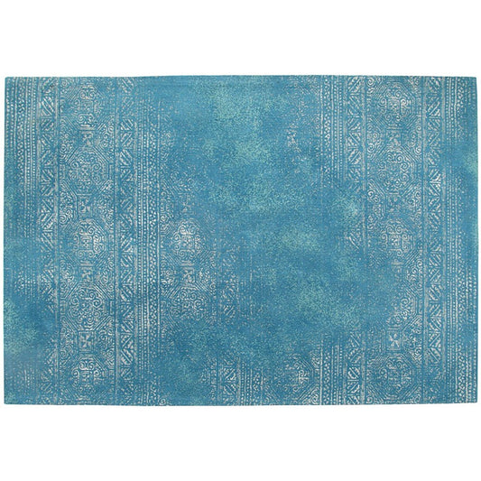 "Tapis tissé Alia, 4 x 6 pieds, bleu frais, 25 % de réduction"