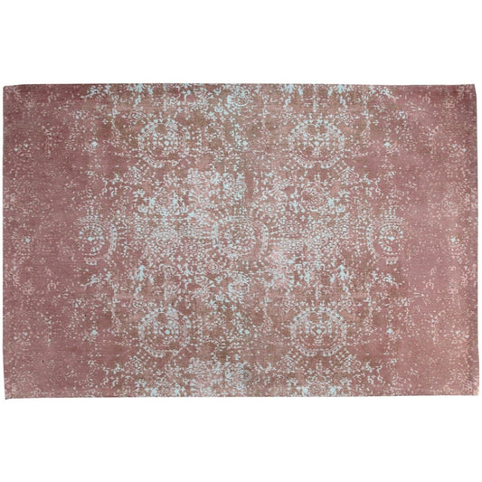 Daisy Woven Carpet, 4X6 Feet, Peach Mint