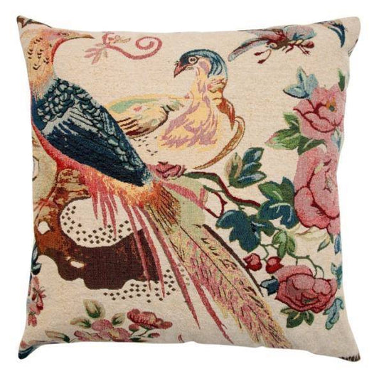 Peacock Woven Cushion