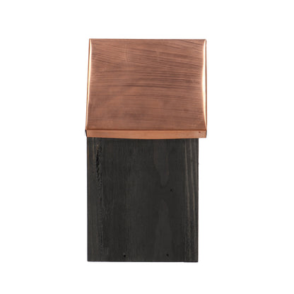 Bird House Black Copper Winter Wren