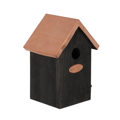 Bird House Black Copper Winter Wren