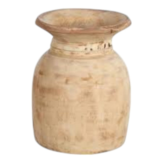 Wooden Nepali Pot, Small