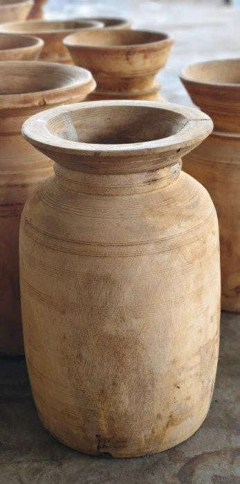 Wooden Nepali Pot, Large