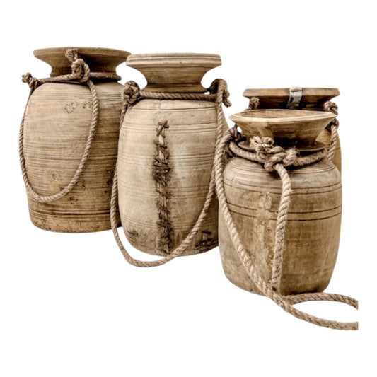 Wooden Nepali Pot, Extra Large