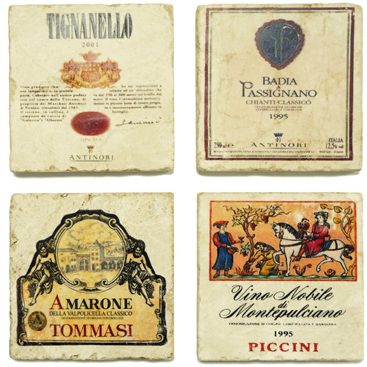 ITALIE Série 1 Set/4 sous-verres