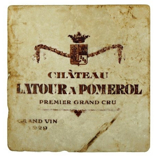 LATOUR A POMEROL Set/4 Coaster, Pattern D