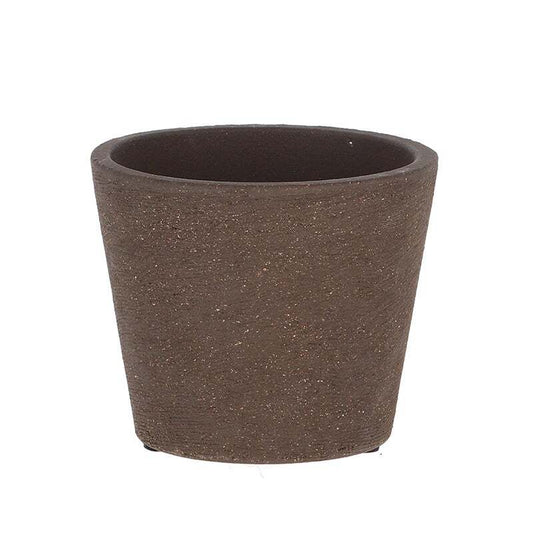 Flower Pot Unglazed Brown 4.8 in