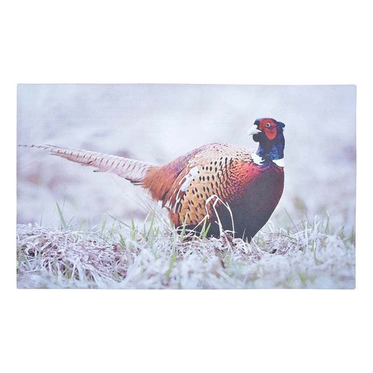 Doormat Pheasant. Recycled Cru