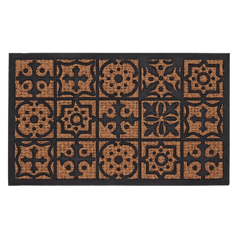 Paillasson Caoutchouc/ Mosaïque de Coco L