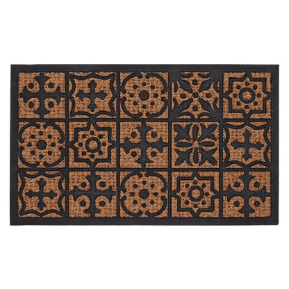 Paillasson Caoutchouc/ Mosaïque de Coco L