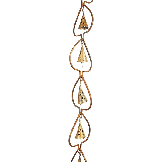 Flamed Aspen w/Bell Rain Chain