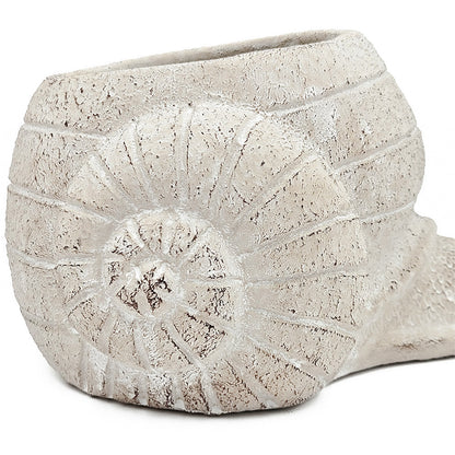 Sand and Cement Snail Planter, Small