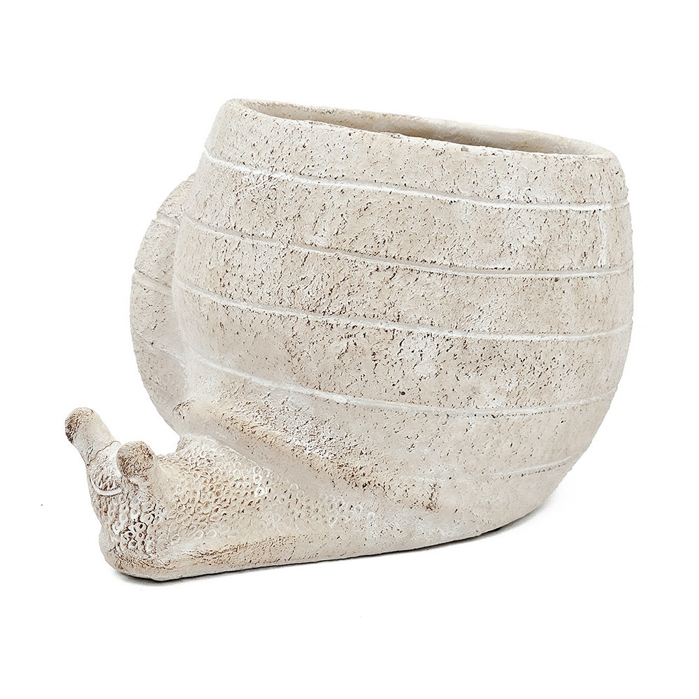 Sand and Cement Snail Planter, Large