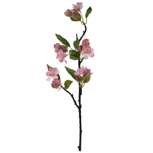 Faux Apple Blossom Stem, Pink