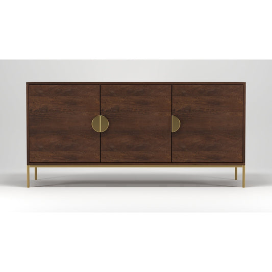 40% Off Moon Mango Wood Sideboard 3 Doors