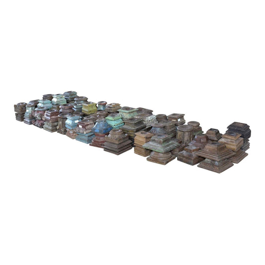 Art. Wooden Candle Stand **Assorted** (TC-NB-1960)