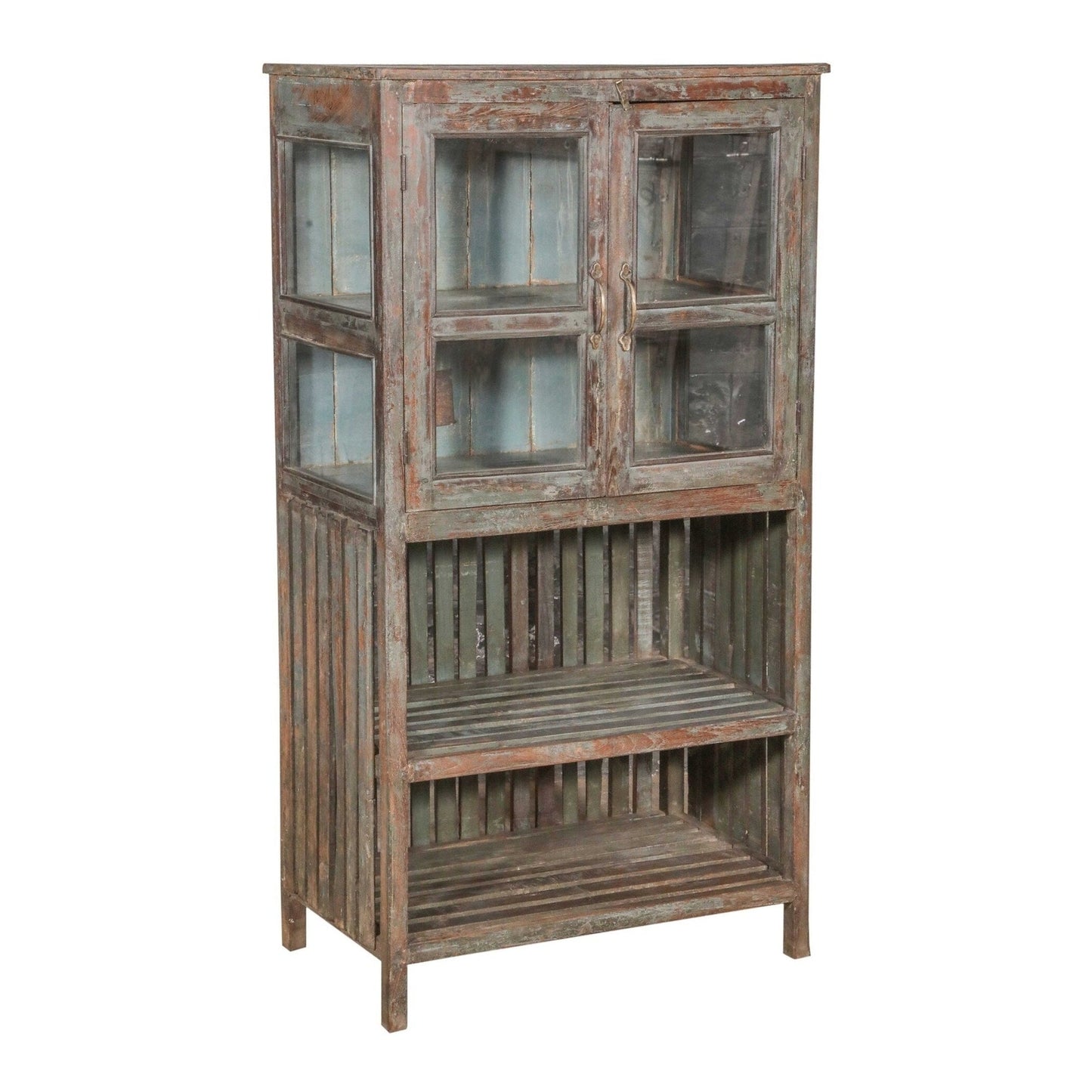 RM-062307, Wooden Cabinet With Glass