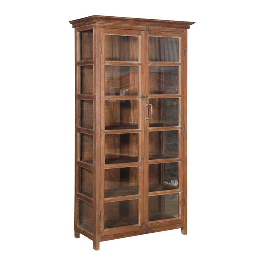 Wooden Cabinet With Glass