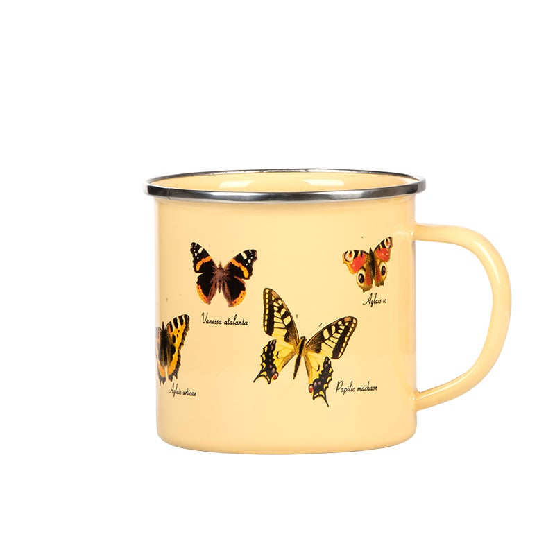 Mug émaillé Papillons