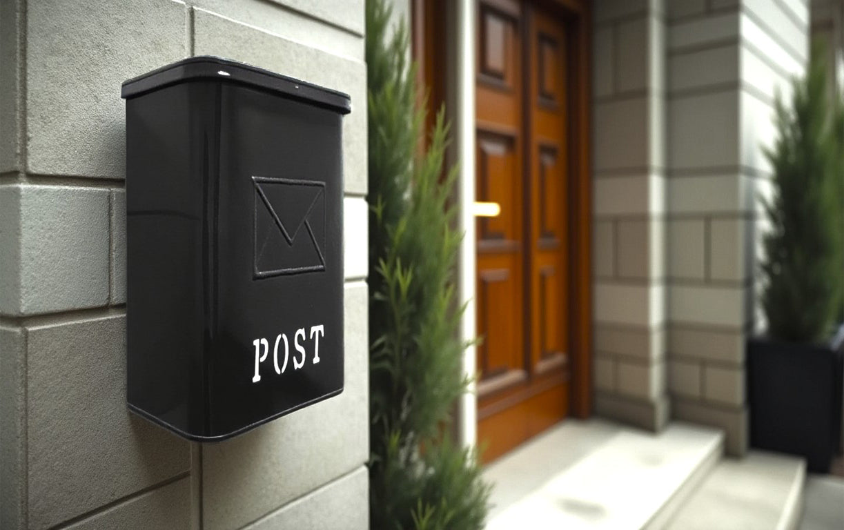Serena Galvanized POST Mailbox